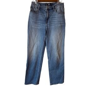 Hollister Ultra High‎ Rise Dad Jeans W29 L31 Light Wash Denim Vintage Stretch